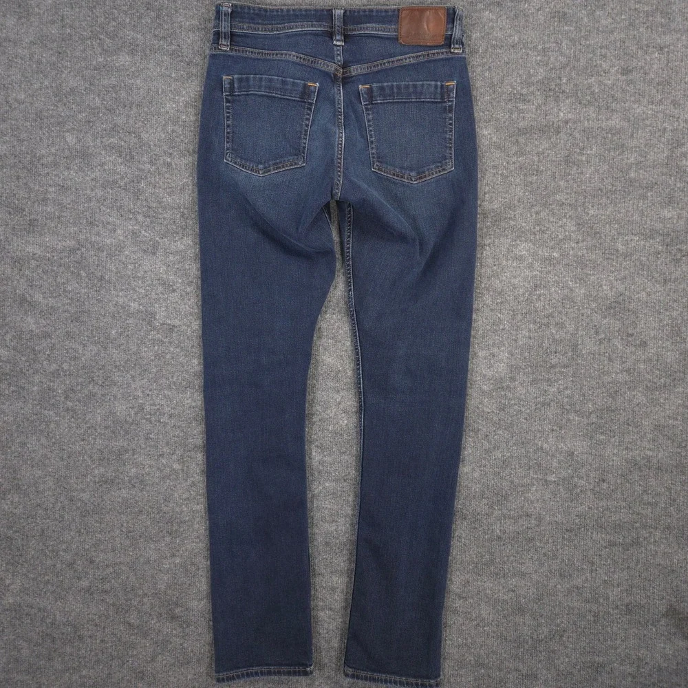 Revtown Jeans Mens 30X32 Blue Slim Taper 5 Pocket Stretch Dark Wash Denim Casual